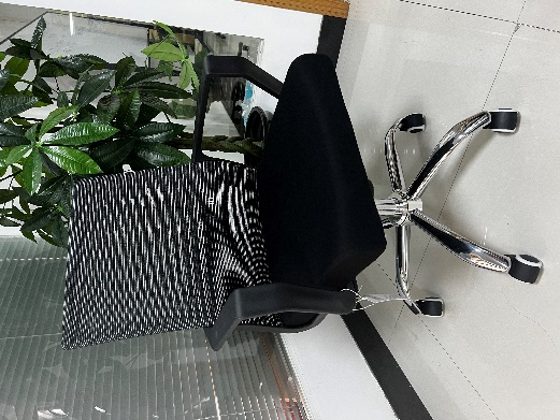 网椅 A819-1黑胶 38管电镀脚